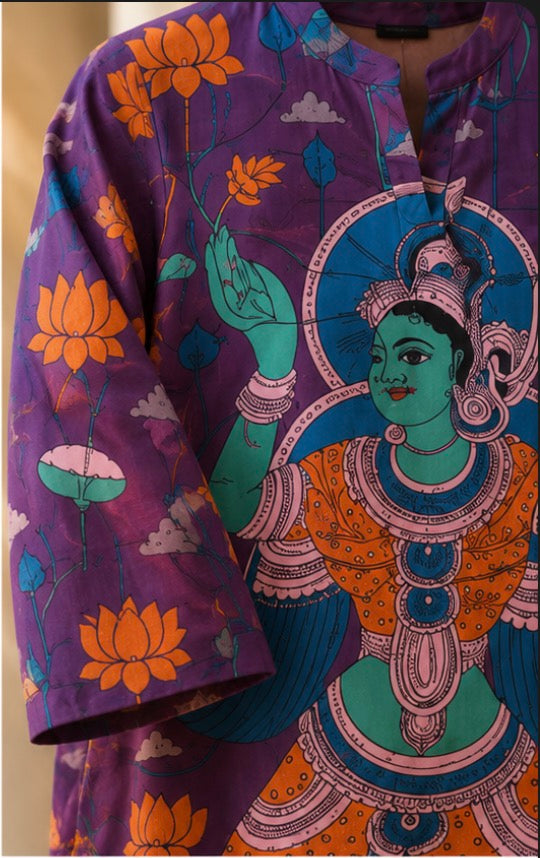 Divine Lotus Printed Co-Ord Set
